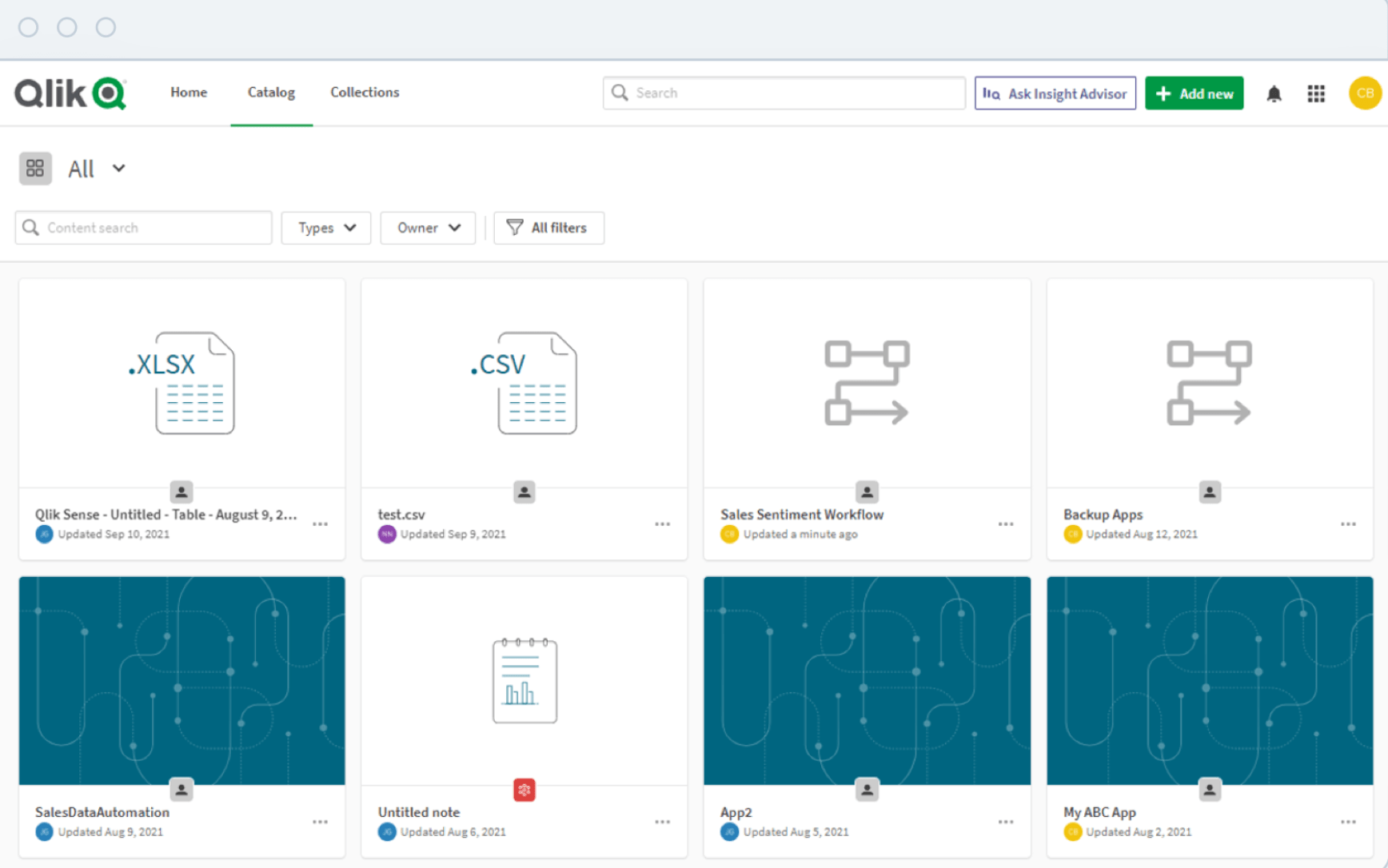 Qlik Catalog